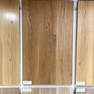Elegance Engineered Real Wood Oak Natural UV Brushed Matt Lacquered